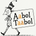 Cartoon character holding a sign with 'Aabol Taabol' and promotional text on a white background