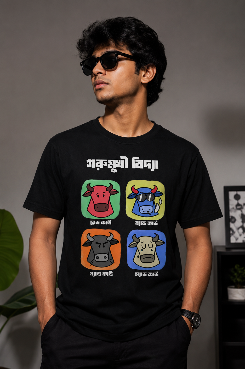 Gorumukhi Bidya T-Shirt (Black)