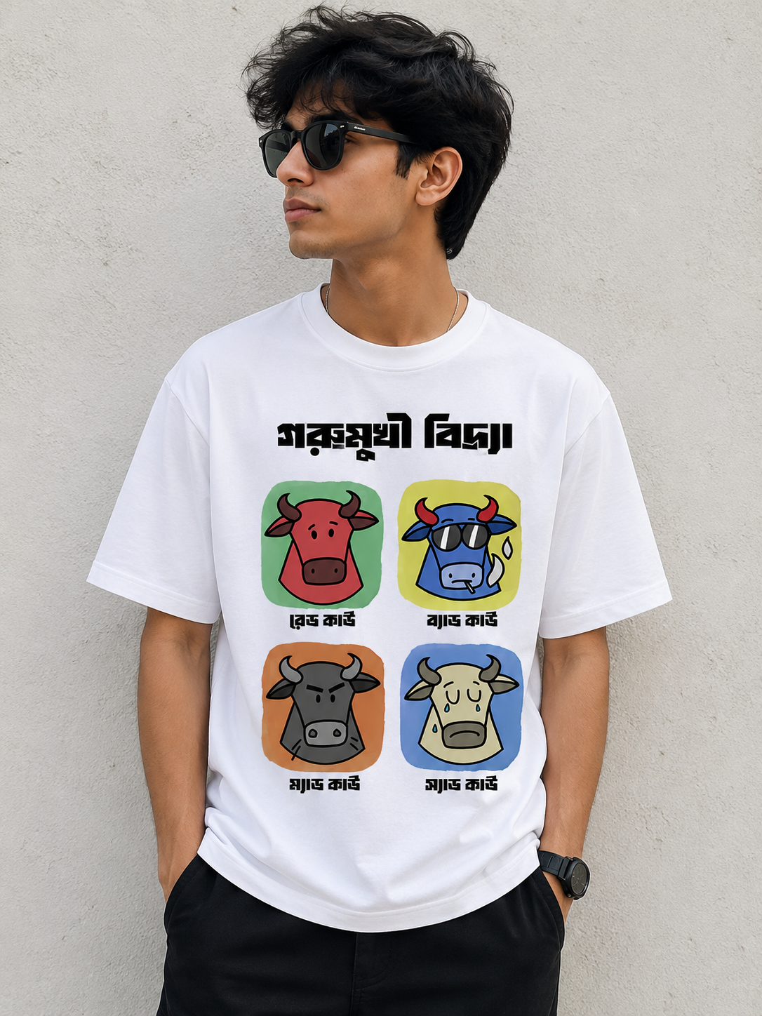 Gorumukhi Bidya T-Shirt (White)