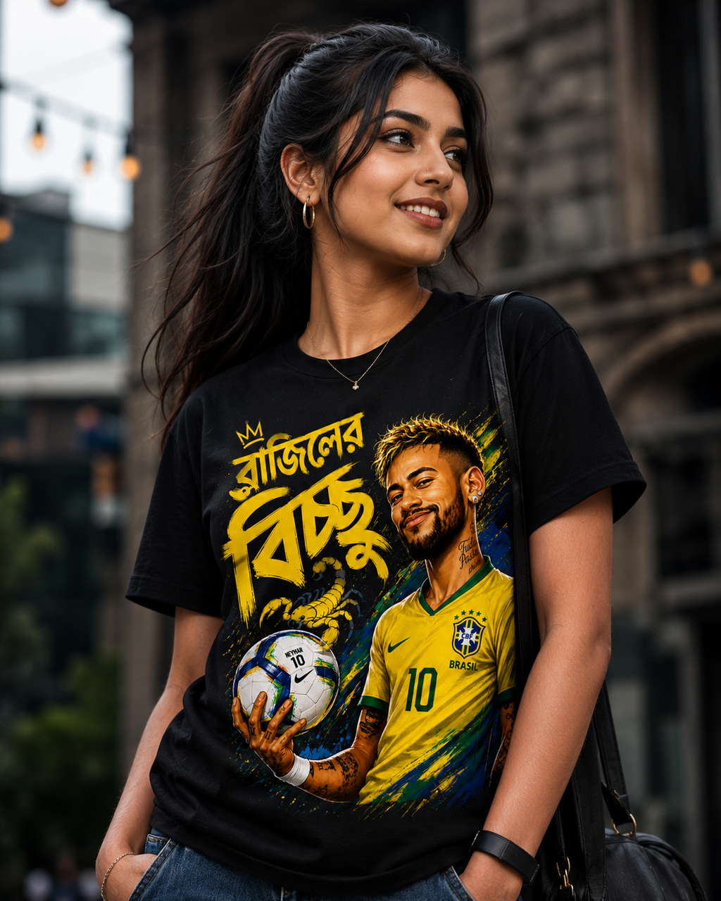 Brazil'er Bichchu T-Shirt (Black)
