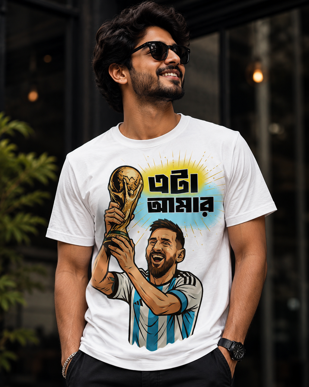 Eta Amar T-Shirt (White)