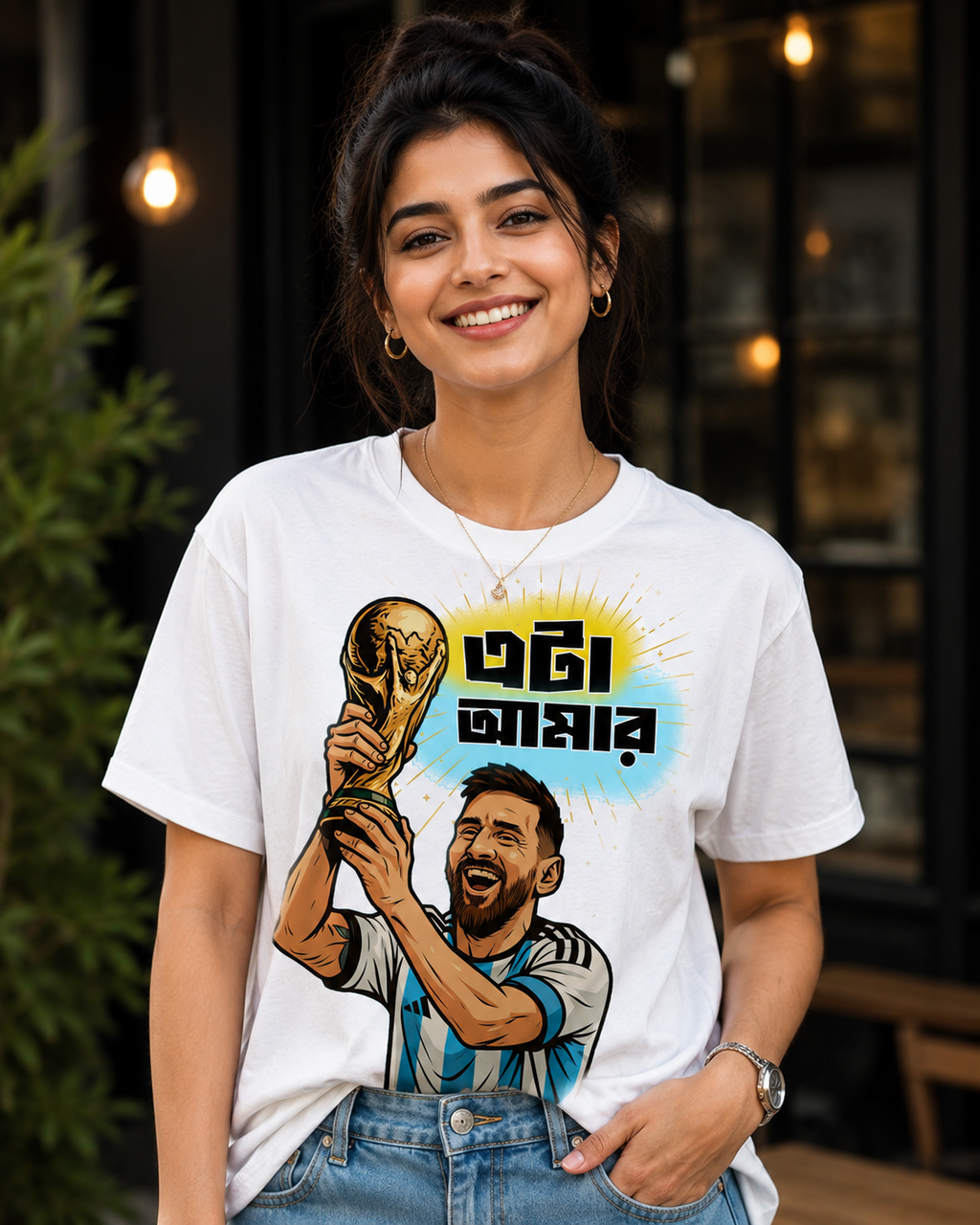 Eta Amar T-Shirt (White)