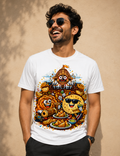 Rath, Jilipi and Papad T-Shirt (White)
